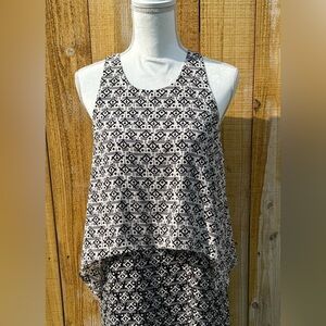 Skies Are Blue sheath dress Size Small. Two-layered coordinating design.